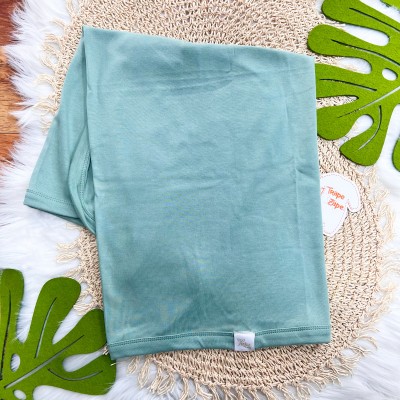Saída de Maternidade Tricotil (Tricot 100% Algodão) - Verde Carrinhos